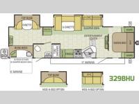 Floorplan - 2017 Starcraft Autumn Ridge 329BHU