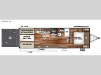 Floorplan - 2017 Forest River RV Cherokee Wolf Pack 24PACK14