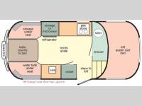 Floorplan - 2016 Scamp 19 Foot 19 Foot Layout B