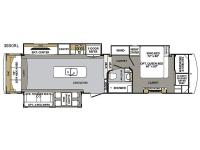 Floorplan - 2017 Forest River RV Cardinal 3850RL