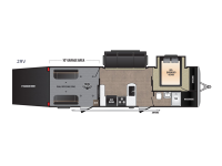Floorplan - 2017 Keystone RV Impact 29V