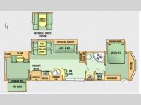 Floorplan - 2008 Jayco Jay Flight Bungalow 40 BHS