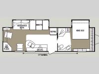 Floorplan - 2008 KZ Durango 320RE