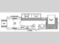 Floorplan - 2007 KZ Sportsmen Sportster 35PX2