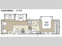 Floorplan - 2008 Coachmen RV Chaparral 277DS