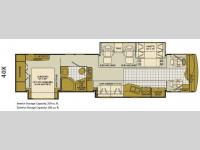 Floorplan - 2008 Fleetwood RV Excursion 40X