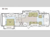 Floorplan - 2008 Tiffin Motorhomes Allegro 30 DA