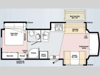 Floorplan - 2009 Itasca Cambria 30C