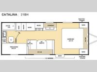 Floorplan - 2010 Coachmen RV Catalina 21BH