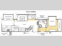 Floorplan - 2010 Keystone RV Sprinter Copper Canyon 324FWBHS