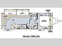 Floorplan - 2011 Forest River RV Flagstaff Super Lite 26RLSS