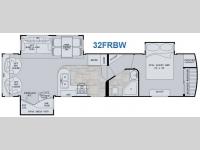 Floorplan - 2010 Gulf Stream RV Aztec 32FRBW
