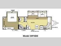 Floorplan - 2011 Forest River RV Salem 30FKBS