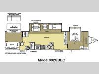Floorplan - 2012 Forest River RV Salem Villa Estate 392QBEC