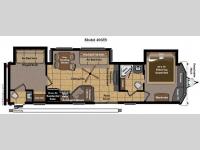 Floorplan - 2012 Keystone RV Residence 406FB