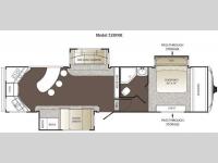 Floorplan - 2012 Keystone RV Sydney 328FRK