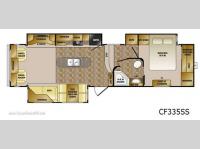 Floorplan - 2011 CrossRoads RV Cruiser CF335SS