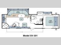 Floorplan - 2012 Forest River RV Surveyor Select SV-301