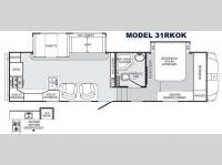 Floorplan - 2012 Palomino Sabre 31RKOK