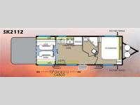 Floorplan - 2012 Forest River RV Stealth Limited Edition SK2112