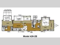 Floorplan - 2012 Forest River RV Wildwood DLX 426-2B