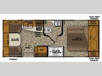 Floorplan - 2012 Gulf Stream RV Visa 19 ERD