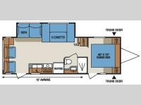 Floorplan - 2012 KZ Sportsmen S280RL