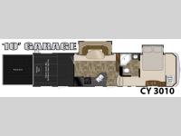 Floorplan - 2013 Heartland Cyclone 3010