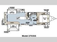 Floorplan - 2013 Forest River RV Rockwood Ultra Lite 2703SS