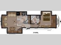 Floorplan - 2013 Keystone RV Montana 3100 RL