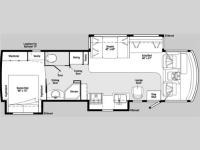 Floorplan - 2006 Itasca Sunova 34A