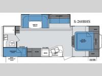 Floorplan - 2013 Cruiser Shadow S-260BHS