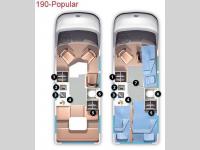 Floorplan - 2013 Roadtrek 190-Popular
