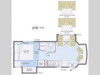 Floorplan - 2013 Itasca Cambria 27K