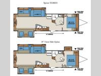 Floorplan - 2013 KZ Spree 321RES