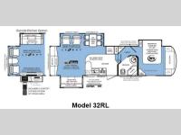 Floorplan - 2013 Forest River RV Wildcat Sterling Edition 32RL