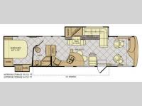 Floorplan - 2013 Fleetwood RV Excursion 35B