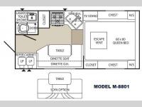 Floorplan - 2013 Palomino Maverick M-8801