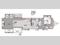 Floorplan - 2014 Forest River RV Wildwood Lodge 400RETS DLX