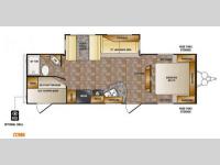 Floorplan - 2014 CrossRoads RV Zinger ZT26BH