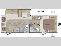 Floorplan - 2014 Keystone RV Cougar Half-Ton Series 25RLSWE