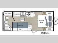 Floorplan - 2014 Dutchmen RV Kodiak 200QB