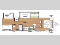 Floorplan - 2014 Forest River RV Salem 32BHDS