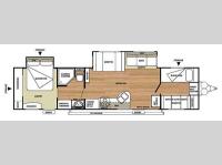 Floorplan - 2014 Forest River RV Salem 36BHBS