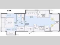 Floorplan - 2014 Winnebago Access Premier 31WP