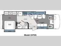 Floorplan - 2014 Forest River RV Georgetown XL 337DSF