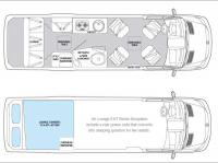 Floorplan - 2014 Airstream RV Interstate Interstate Ext Lounge