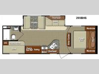 Floorplan - 2014 Yellowstone RV Sedona 265BHS