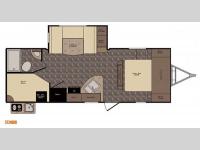 Floorplan - 2015 CrossRoads RV Sunset Trail Super Lite ST240BH