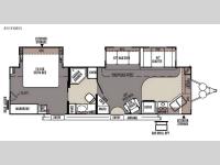 Floorplan - 2015 Forest River RV Flagstaff Classic Super Lite 831FKBSS